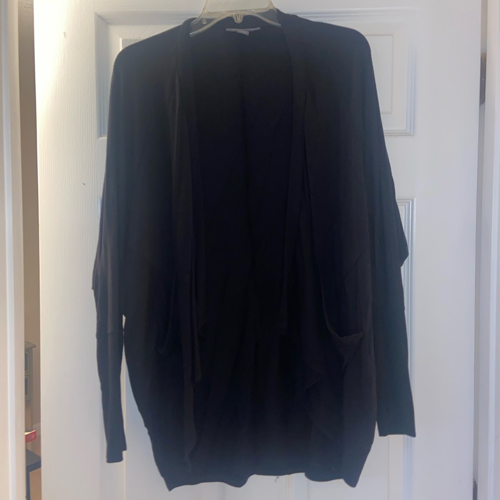 Black drapey cardigan